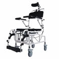 thumbnail image 2 of Nurth Tilt-in-Space Reclining Shower/Toilet Commode Chair, with Padded Seat, Back, Armrests. Care 4-in-1 Multifunction Chair, Flip-up Arm and Foot Rests, Commode Pail and Adjustable Headrest, 2 of 4