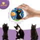 thumbnail image 4 of Juego de posavasos Diamond Art DOZEEZOP Cat con soporte, 10 unidades, 4 of 9