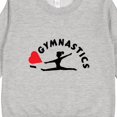 thumbnail image 3 of Inktastic I Love Gymnastics Toddler Sweatshirt, 3 of 4