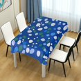 thumbnail image 4 of Yayeee Tablecloths 54" x 54" Rectangle Wrinkle Resistant Party Table Cover, Green Dots, 4 of 8