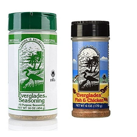 Everglades Seasoning 16 oz All Purpose 6oz Fish & Chicken Seafood Poultry BBQ