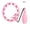 Pink-M, variant on ABS Fitness Hoop With Anti-Drop Design, 12 Detachable Nodes & Customizable Fit For All Levels