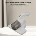 thumbnail image 4 of Bed Vacuum Cleaner Cordless Handheld Mattress Cleaner Ultraviolet Light Mite Remover Cleaning Machine For Pillows Sheets Sofas Plush Toys White, 4 of 8