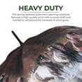 thumbnail image 6 of Rivers Edge Products 45-Inch Large Umbrella, UV Coated Windproof Umbrella, Classic Stick Umbrella With Wood Handle, Car, Work, or Golf Umbrella, Travel Umbrella for Hiking or Fishing, Horse, 6 of 7