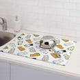 thumbnail image 5 of Dish Drying Mat, Cute Colorful Cartoon Cat Absorbent Microfiber Kitchen Mat, Heat Resistant Drying Mat Kitchen Counter for Dishes, Utensils, Pots, Pans, Drainer Mats 18x24in, 5 of 7