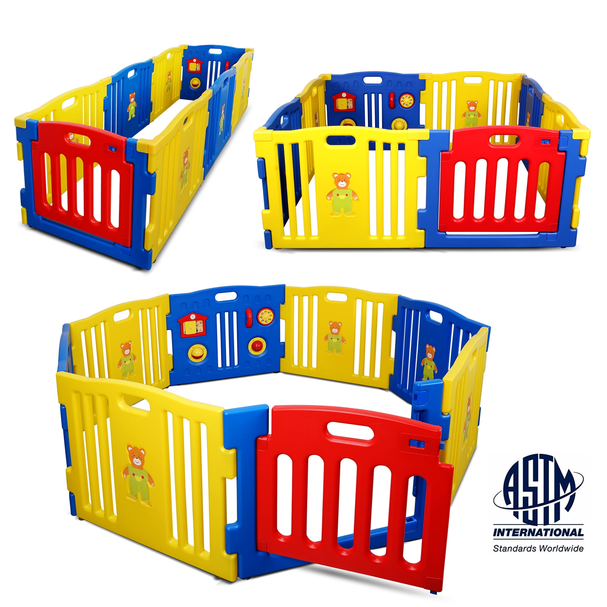 8 panel play yard walmart