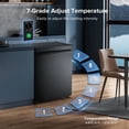 thumbnail image 5 of KNDKO 2.8cu.ft Compact Chest Freezer, Mini Freezer with Adjustable Temperature, 2 Removable Baskets, Top Open Door, Energy Saving, Black, 5 of 6