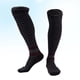 thumbnail image 2 of EeaseMX Calcetines de compresión profesionales para hombre, hasta la rodilla, a rayas, elásticos, para deportes al aire libre, correr, viajar (negro, talla S/M), 2 of 7