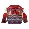 thumbnail image 3 of CAIXIA Crossbody Fanny Packs For WomenEthnic Tassel Casual Crossbody Sling Handbag, Fashion Daily Messenger Shoulder Purse, 3 of 6