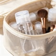 thumbnail image 6 of Refillable Travel Pump Bottles, Leak Proof Lotion Dispenser for Toiletries, Portable Clear Plastic Container for Shampoo, Soap, and Travel Size Liquids, 6 of 6
