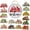Style c, variant on Interchangeable Door Sign 12 Inch Wood Welcome Decor 12 Magnetic Icons Interchangeable Welcome Sign for Front Door Seasonal Porch Hanger Farmhouse Holiday Wreath Outdoor Indoor Gift