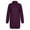 DT--Purple, variant on Women's Turtleneck Midi Dress, Winter Casual & Office Wear, Soft Wool Blend, Relaxed Fit, Plus Size Friendly