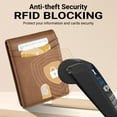 thumbnail image 4 of Fianmy Wallet for Men, Slim Leather Rfid Blocking Mens Wallet, Minimalist Credit Card Holder with 2 ID Window, 4 of 8