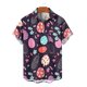 thumbnail image 5 of Ceisia Men's Loose Short Sleeve Printed Casual Shirt with Chest Pocket Multicolor XXXXXL Gifts, 5 of 5