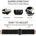 thumbnail image 4 of REQO Adjustable Scrunchies Bands Compatible with Fitbit Versa 3/Versa 4/Sense/Sense 2 Bands for Women,Stretchy Wristband Comfy Elastic Scrunchy Smart Watch Band Soft Cloth Fabric Strap, 4 of 7