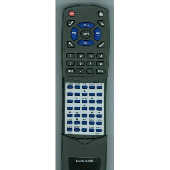 Replacement Remote for FARENHEIT RTDVD61, DVD61
