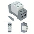 2 Pole 500/1000V Solar Dc Surge Protector Protection Device Dc 2040Ka
