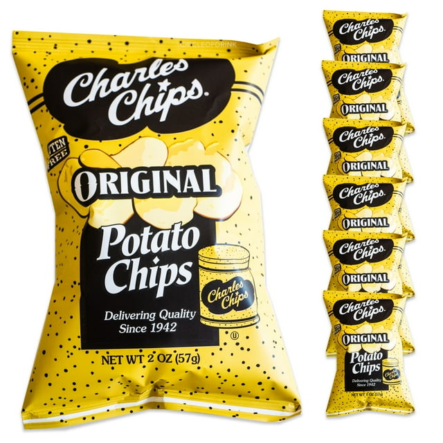 Charles Chips Original Potato Chips Gluten Free Classic Delicious