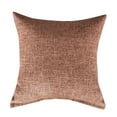 thumbnail image 2 of Linen Pillowcase Ergonomic Pillow Lightweight Travel Pillow Luxury Decorative Pillow Living Room Decor Pillow Cute Shaped Pillow Couch Pillows Coffee 15.75x15.75 Inch (1Pcs), 2 of 6