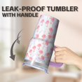 thumbnail image 5 of 20OZ Flamingo Tumbler with Handle Durable Travel Tumbler Perfect Gifts for Women Flamingo Lovers Suitable for Birthday Christmas Events Home Use, 5 of 6