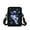 Blue Astronaut with Guitar & Butterflies, variant on CHAQLIN Phone Cross Body Bags for Travel, with Zipper Closed Portable Crossbody Purse for Women Blue Astronaut with Guitar & Butterflies Crossbody Bag