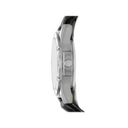 GEORGE Mens Watch: Gunmetal Case, Black Dial and Combo Black Vegan Leather Canvas Band (FMDOGE014)