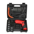 thumbnail image 4 of 47Pcs Mini Electric Screwdriver Set Cordless Drill Portable Repair Tool Plastic Box, 4 of 8