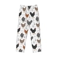 thumbnail image 4 of Xecao Retro Rooster Men's Straight Lounge Pajama Pants: The Ultimate in Comfortable Sleepwear, 4 of 9