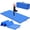 4FT x 8FT Blue, variant on Wesfital Gymnastics Mat 6'x3'x2'' Foldable Exercise Mat for Home Gym, Aerobics & Workout, Tumbling Mat Ideal for Kids & Children Gifts, Gradient Pink