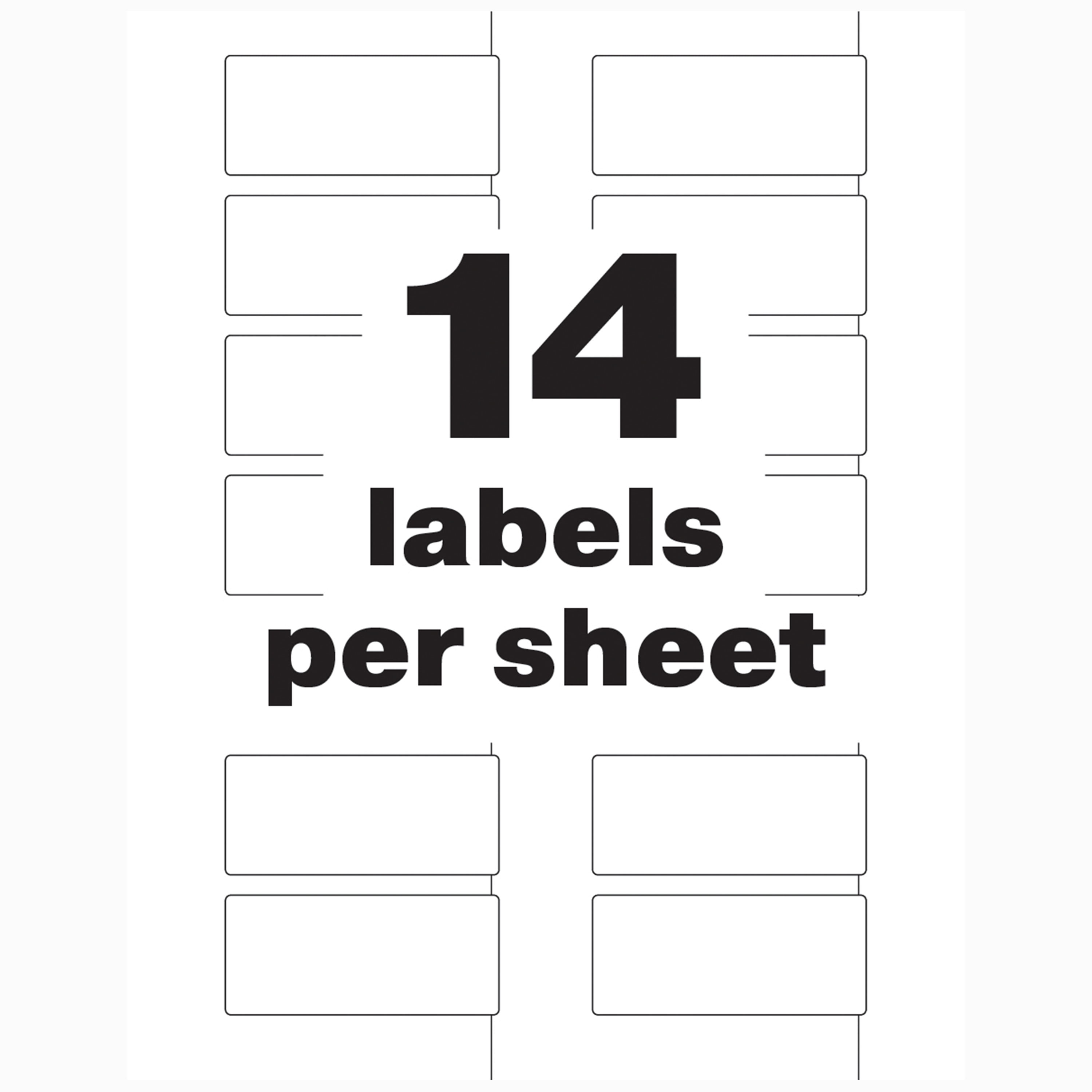 Avery PermaTrack Destructible Asset Tag Labels, 1-1/4" x 2-3/4", 112 Asset Tags (60537)