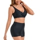 thumbnail image 4 of Trajes de baño tankini para mujer Conjuntos de bikini sin espalda con tirantes cruzados de moda de color sólido para mujer Traje de baño de dos piezas para mujer, 4 of 6