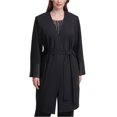 thumbnail image 1 of Calvin Klein Veste Ceinturée pour Femmes, Noir, Grande Taille, 24W, 1 of 1