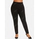 thumbnail image 2 of Leggings Interior Flocado Tamaño Plus Rosegal Leggings de talla grande, 2 of 5