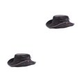 thumbnail image 3 of Sombrero de pescador Minnieouse para mujer con protección solar ajustable Negro 2Conjunto, 3 of 6
