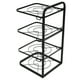 thumbnail image 4 of Organizador de ollas de cocina, 4 niveles, altura ajustable, estante para sartenes que ahorra espacio para debajo del gabinete del fregadero, encimera, 4 of 14