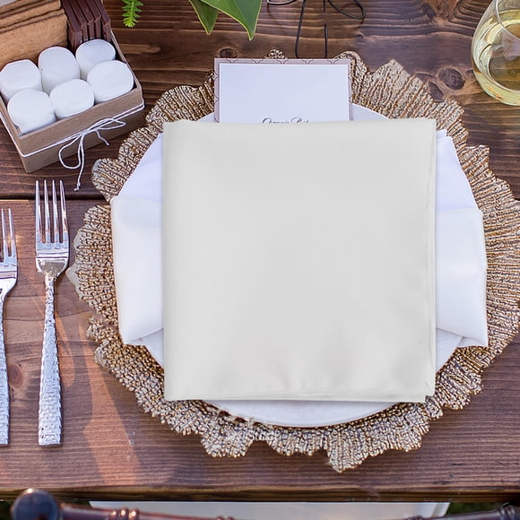 Phenofice 4Ud Servilletas De Poliéster Para De En Banquetes Y Fiestas