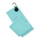 thumbnail image 1 of Toalla de golf ligera para limpiar pelotas, con absorción de agua y mosquetón. Verde, 1 of 9
