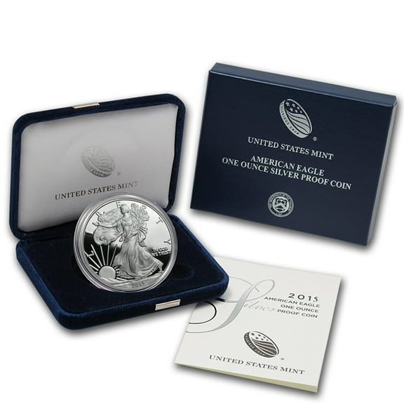 2015-W 1 oz Proof American Silver Eagle (w/Box & COA)
