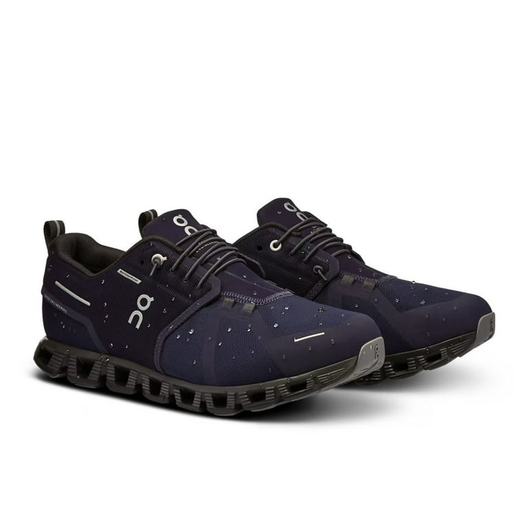 On Men's Cloud 5 Waterproof Running Shoes, Midnight Magnet