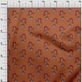 thumbnail image 2 of oneOone Cotton Poplin Fabric Leaves & Floral Block Print Fabric BTY 42 Inch Wide, 2 of 4