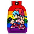 thumbnail image 1 of Style9Friday Night Funkin Series Bag Mochila diaria con estampado de dibujos animados con hombros anchos, 1 of 5