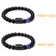 thumbnail image 4 of 12 Piezas Pulsera de Constelación Pulsera de Cuentas Negras de 8 mm para Hombres Mujeres Signo de Estrella Constelación Amistad Oración Bendición Pulsera Joyería Regalos, 4 of 6