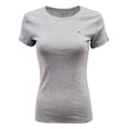 thumbnail image 1 of Camiseta Tommy Hilfiger con cuello redondo y logotipo para mujer, color gris, talla XL, 1 of 3