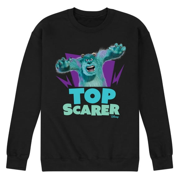 Monsters Inc. - Top Scarer   - Men's Crew Neck Fleece Pullover