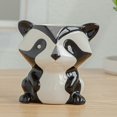 thumbnail image 2 of Mini Cartoon Animal Ceramic Succulent Flower Pot Cute Cactus Planter Desk Decor-cow-, 2 of 6