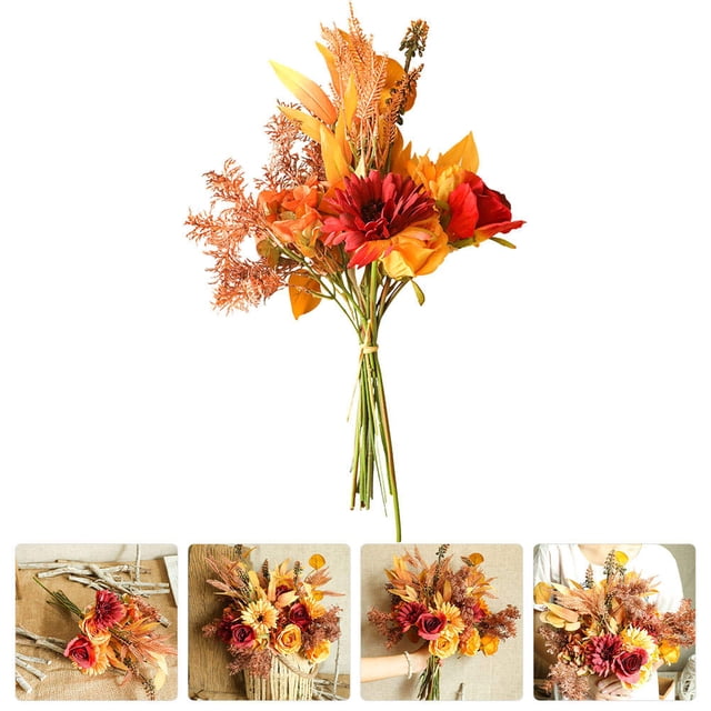 BEADCEST Bouquet Decorativo De Flores Falsas Ideal Para Ambientar Eventos Y Espacios En Casa