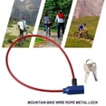 thumbnail image 4 of Mountain Bike Wire Rope Metal Lock Anti-Theft Wire Lock, 4 of 9