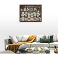 thumbnail image 4 of Farmhouse Wall Art Rustic Daisy Picture Wall Decor Country Daisy Windmill Painting Christian Bible Verse Canvas Prints Modern Framed Home Decor for Bathroom Bedroom Living Room 16"x12", 4 of 6