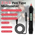 thumbnail image 1 of Multimeter Digital Multimeter  Pen Type 4000Count AC/DC Voltage Tester High-precision Voltage, Capacitance, Resistance, Frequency, Diode NCV Testing Meter with LED Light, 1 of 7