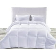 thumbnail image 1 of BedDecor 300 GSM 1Pcs Reversible Solid (White, Oversize King) 100% Egyptian Cotton Base Comforter, 1 of 8